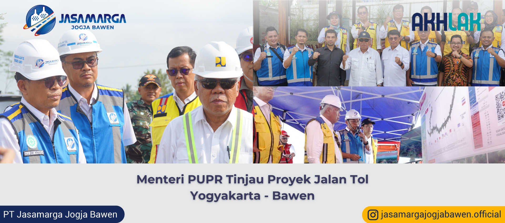 Menteri Pupr Tinjau Proyek Jalan Tol Yogyakarta Bawen Pt Jasamarga Jogja Bawen